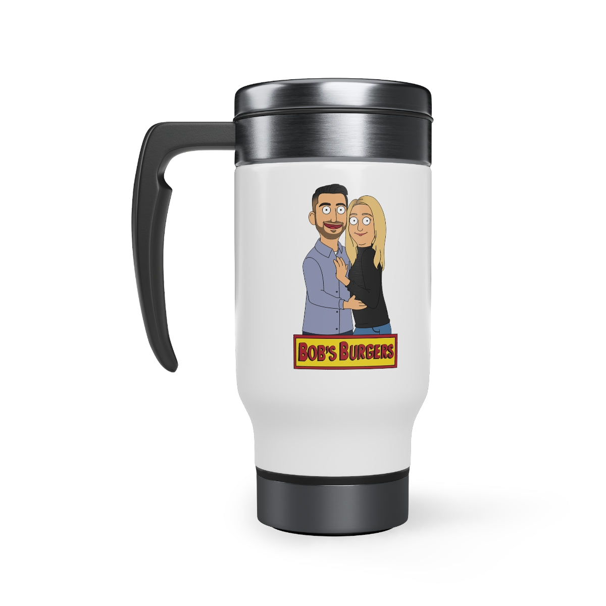 Personalized Stainless Steel Travel Coffee Mug