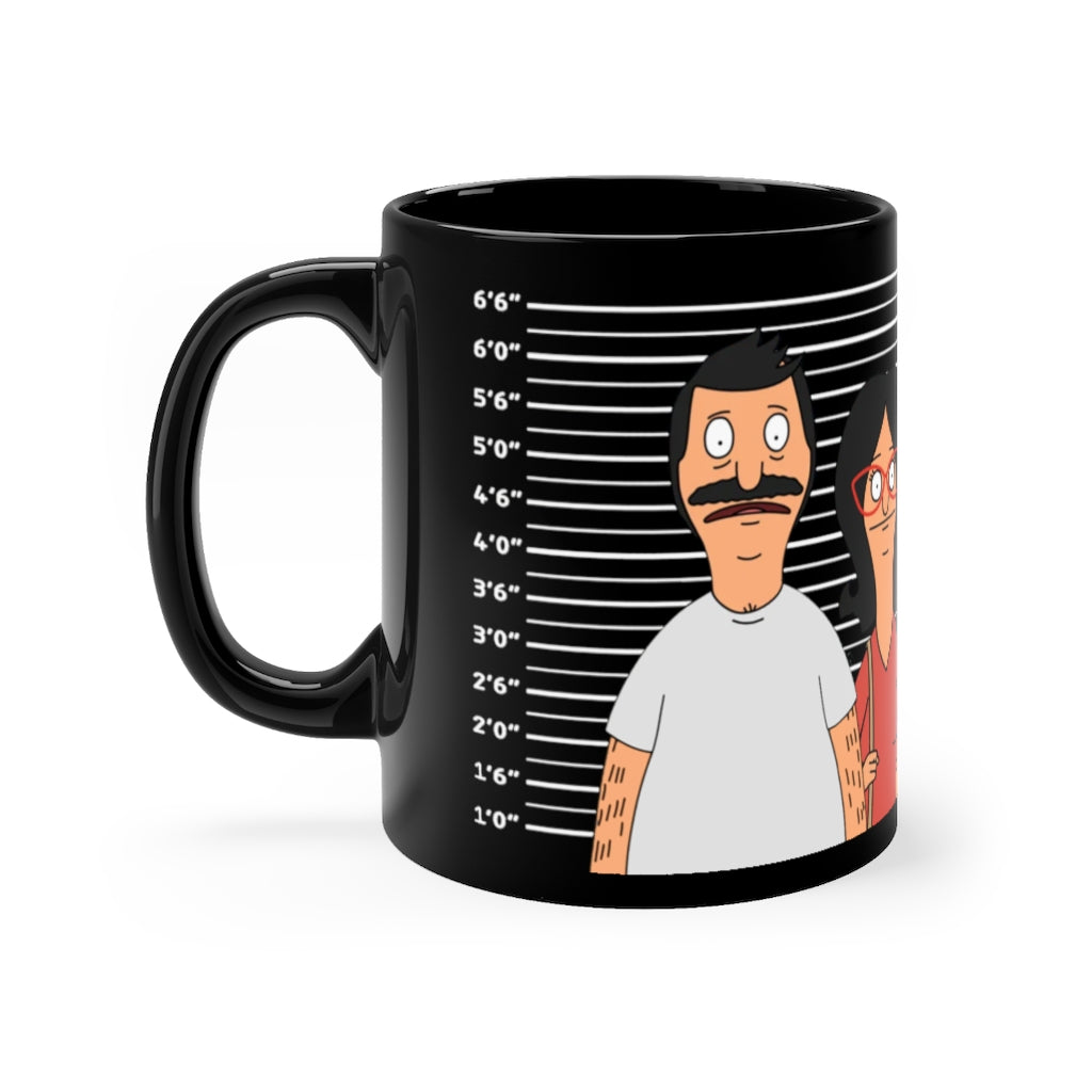 Mugshot Black 11oz Mug - Bob's Burgers