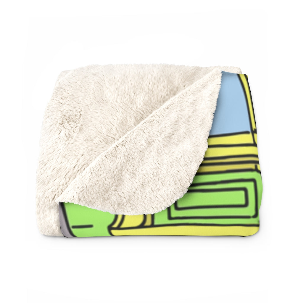 Sherpa personalized blanket hot sale